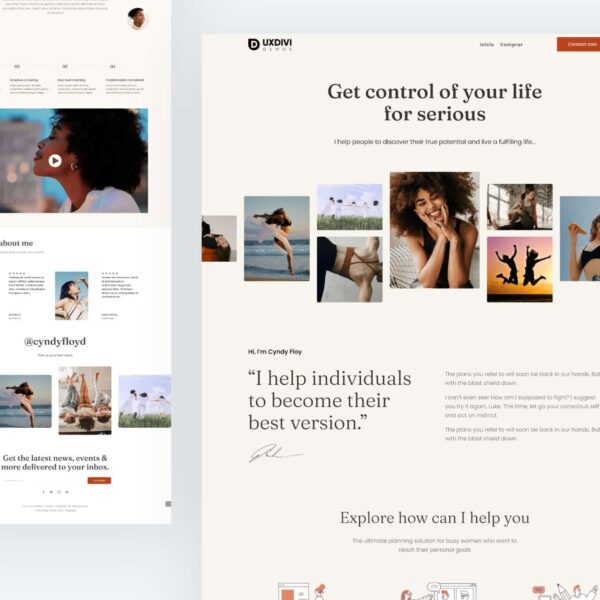 Landing Page para Marketplace de Retail en Divi